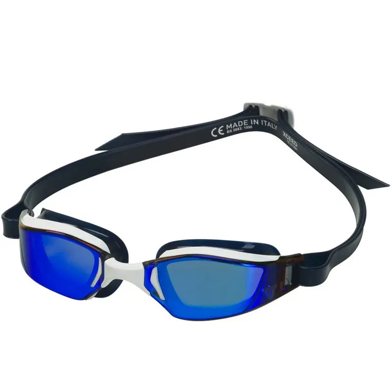 Aqua Sphere Xceed Titanim Blue Lens Goggles White/Blue-3